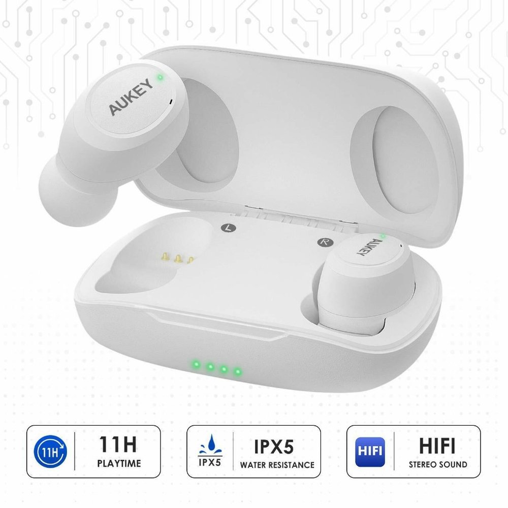 AUKEY True Wireless Earbuds, Bluetooth Headphones